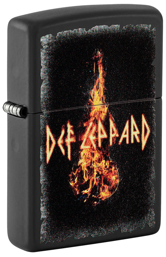 Def Leppard Burning Violin Design