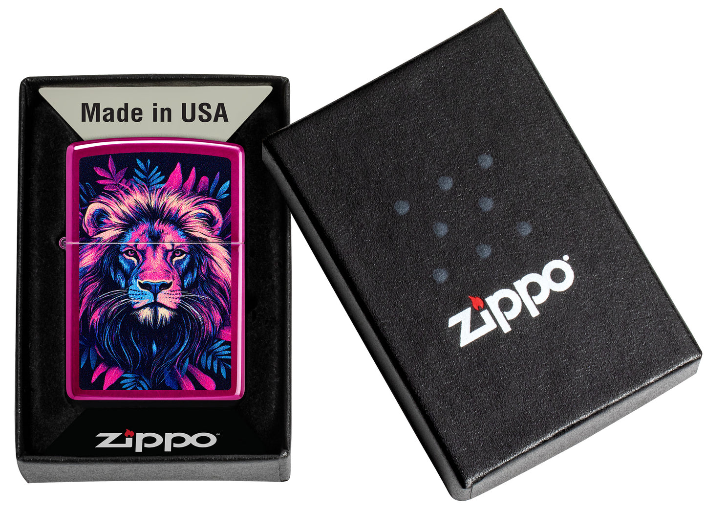 Multicolour Lion Design