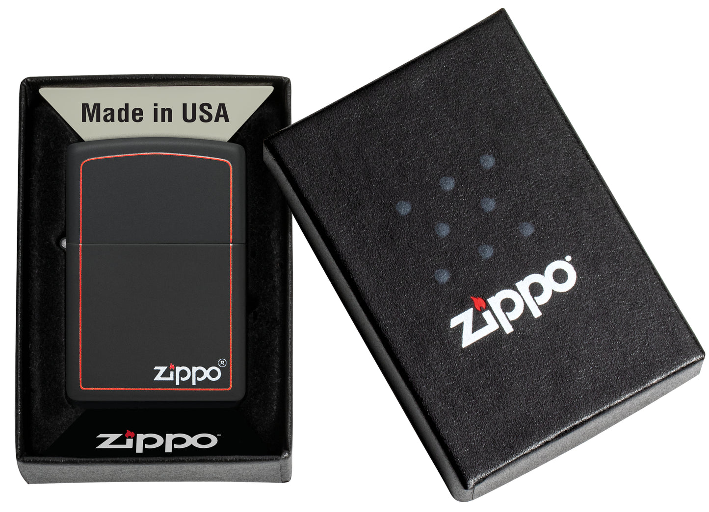 Zippo Design Black Matte