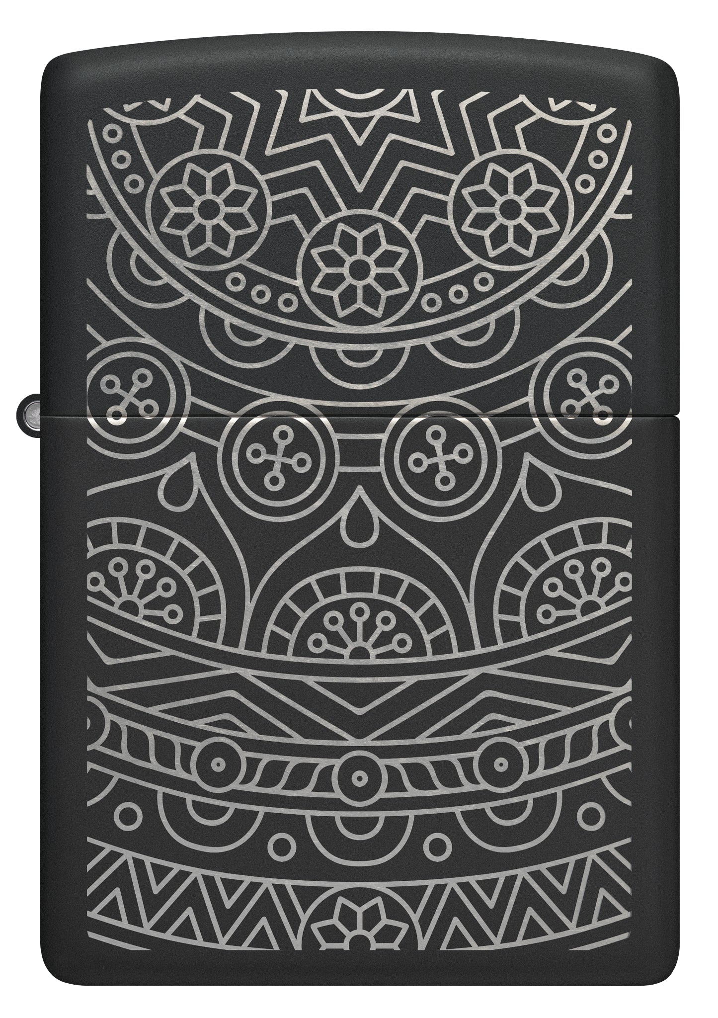 Ornate Pattern Design CR Black Matte