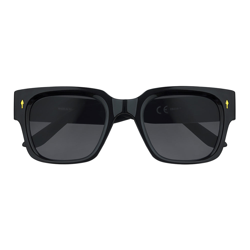 Wide Frame Square Sunglasses