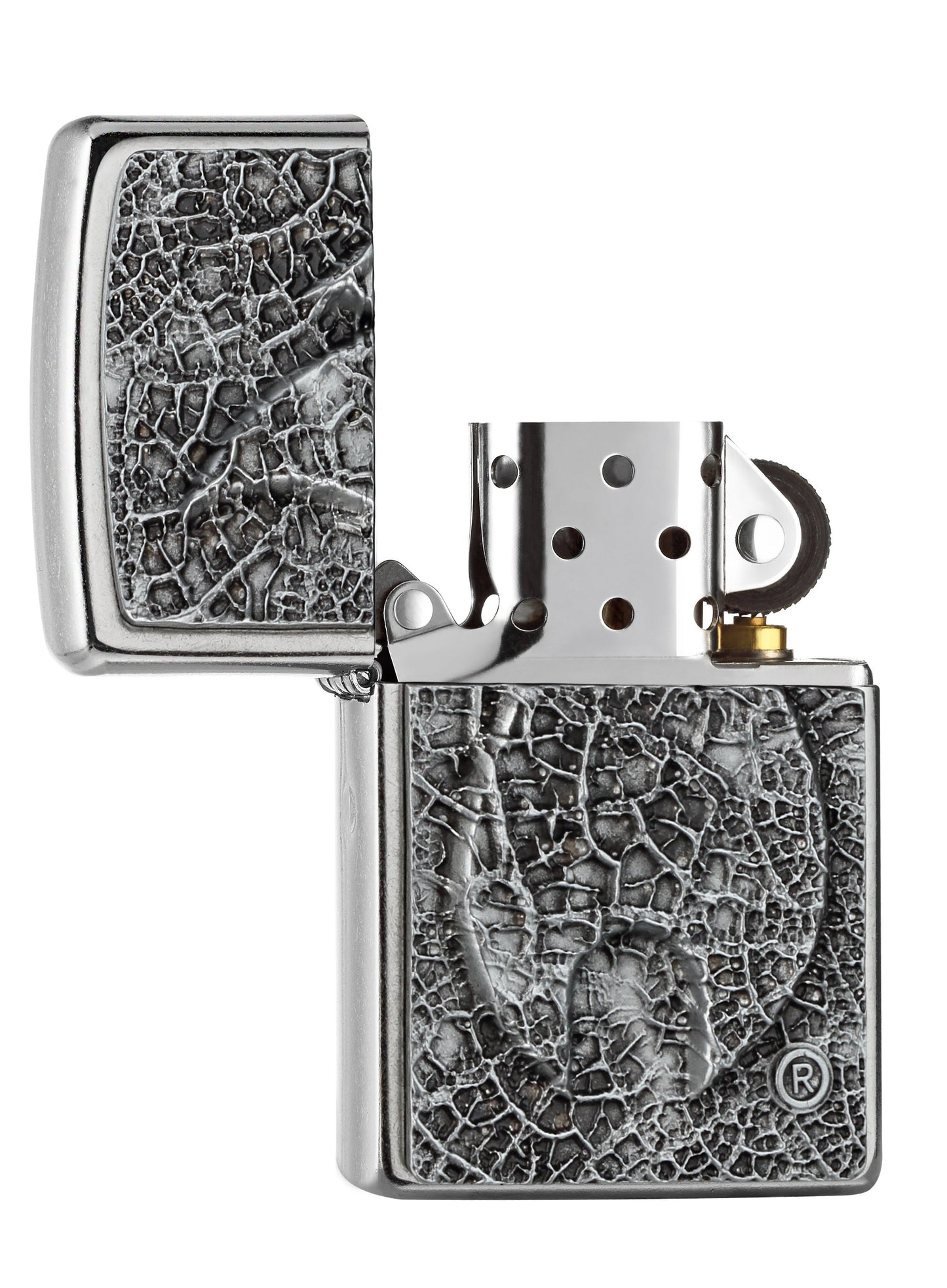 Zippo Flame Leaf Design Windproof Lighter