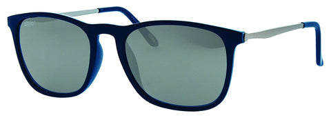 Front View 3/4 Angle Zippo Sunglasses Square Blue