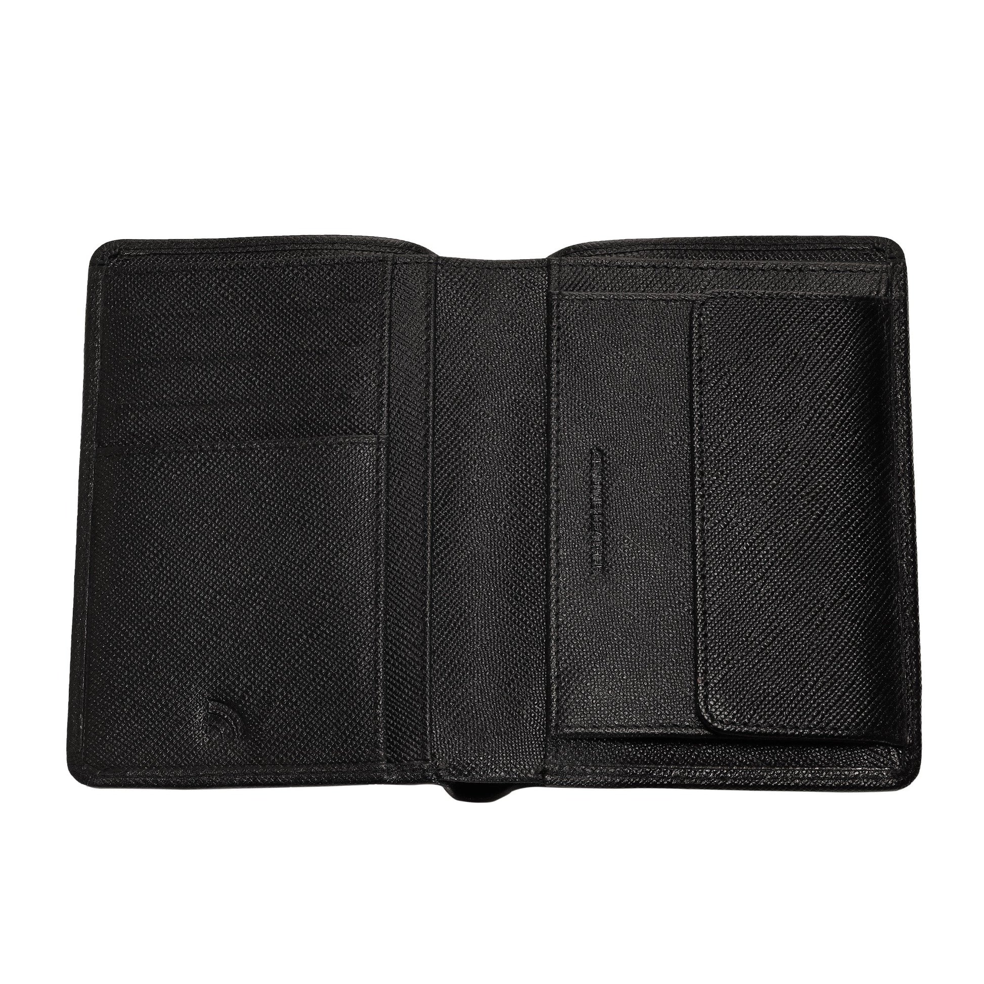 Saffiano Vertical Wallet Open