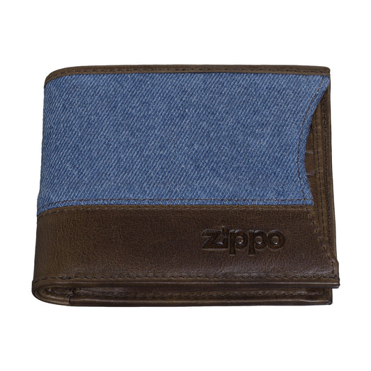 Denim Bi-Fold Wallet Front