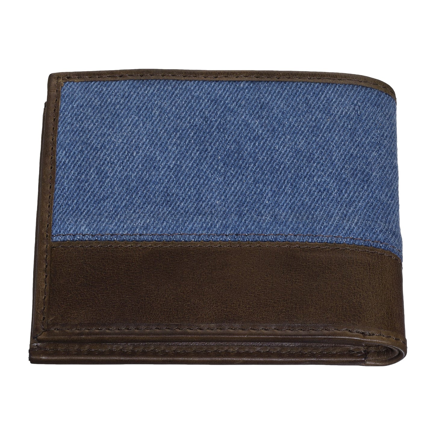 Denim Bi-Fold Wallet Back