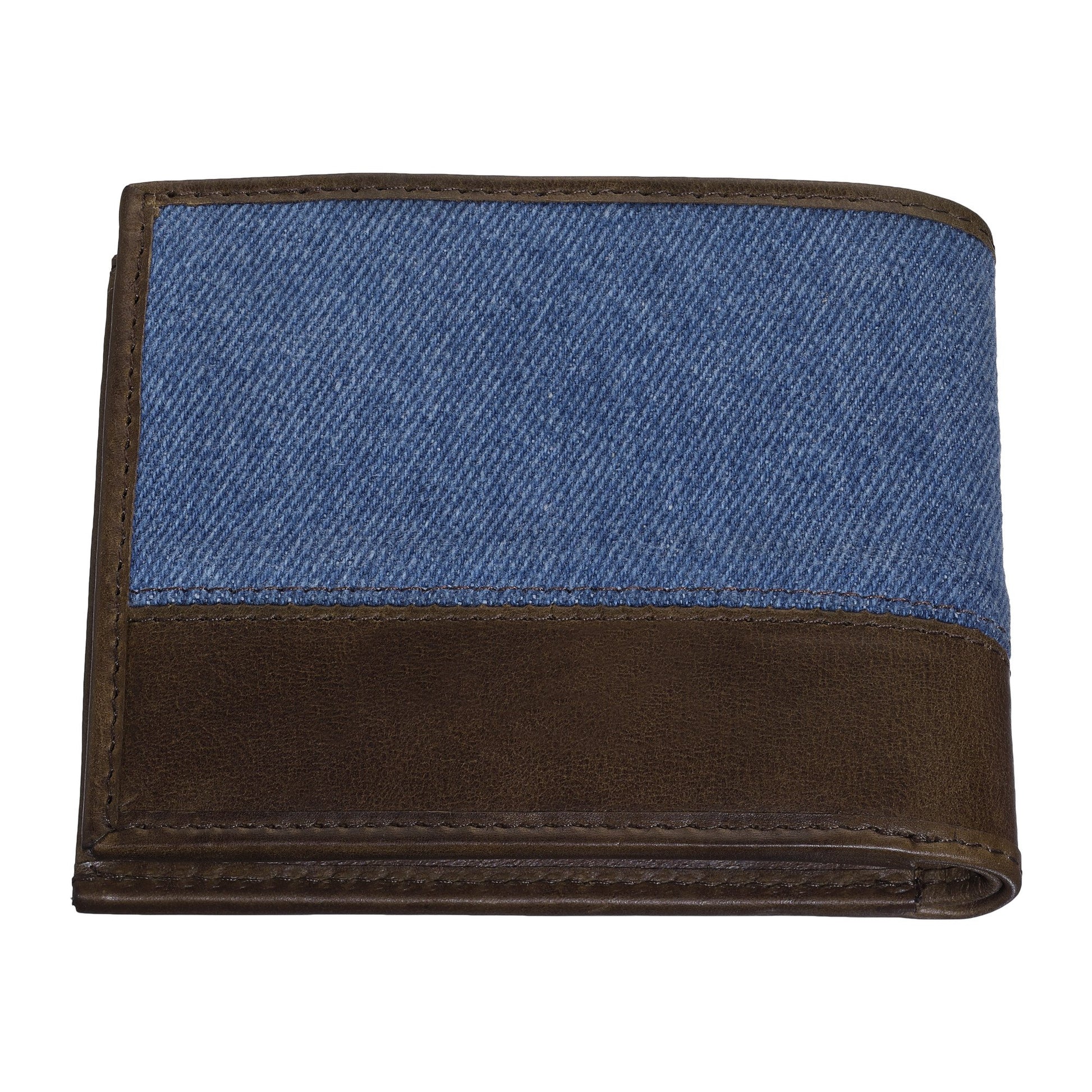 Denim Bi-Fold Wallet Back