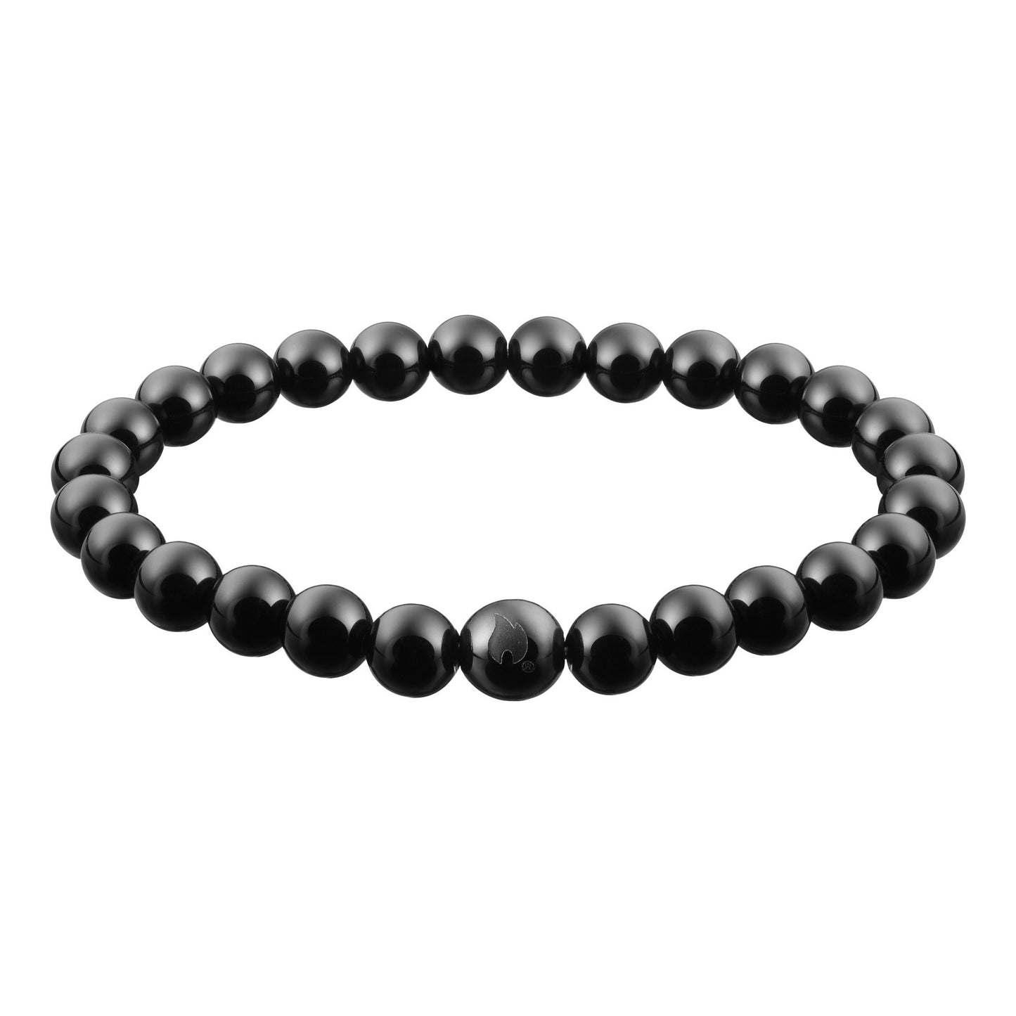 Semi Precious Beads Bracelet Agate and Stainless Steel