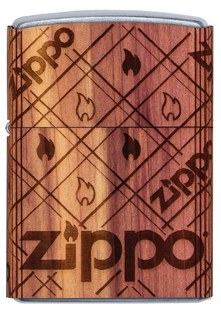 WOODCHUCK USA Zippo Cedar Wrap Emblem
