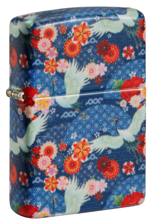 Kimono Design 540 Colour White Matte Windproof Lighter