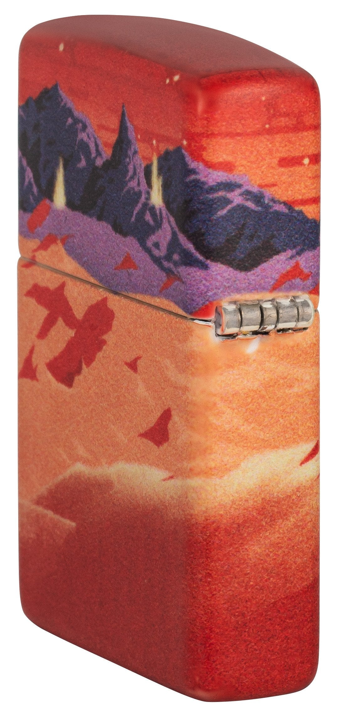 540° Mars Design White Matte Windproof Lighter Online Only