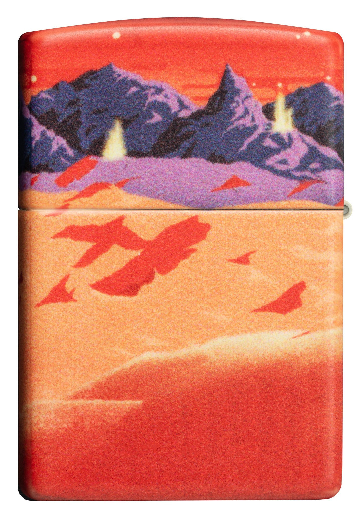 540° Mars Design White Matte Windproof Lighter Online Only