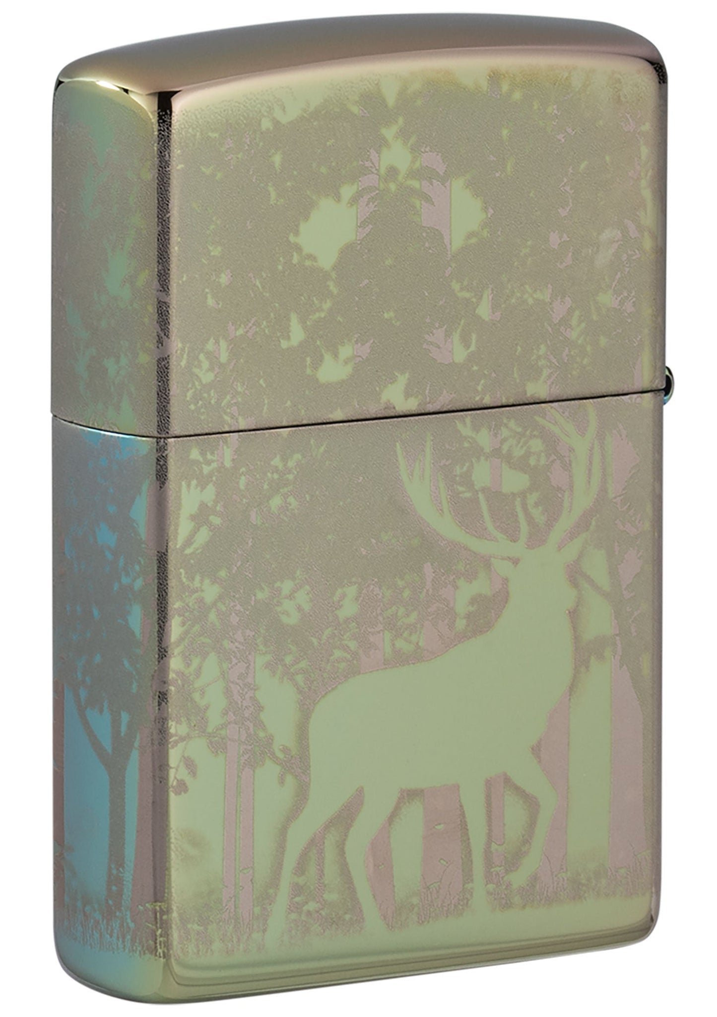 Vue de la face arrière du briquet tempête Zippo Hunting Design