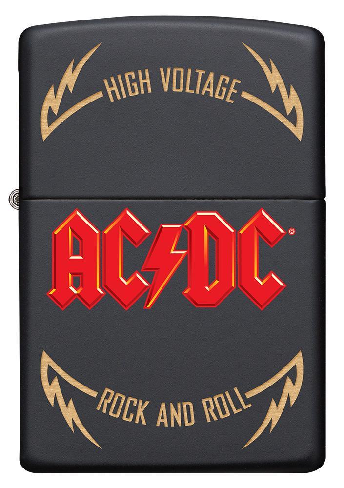218-081050, ACDC High Voltage Rock and Roll Windproof Lighter