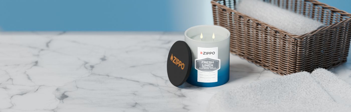 Zippo Odor-Masking Candle Fresh Linen