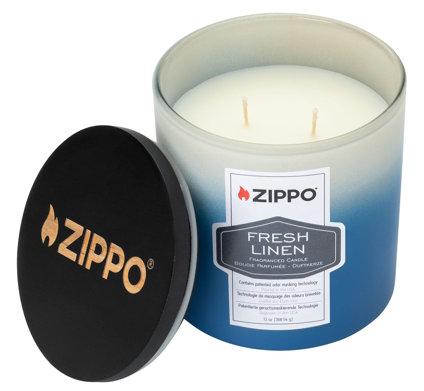Zippo Odor-Masking Candle Fresh Linen