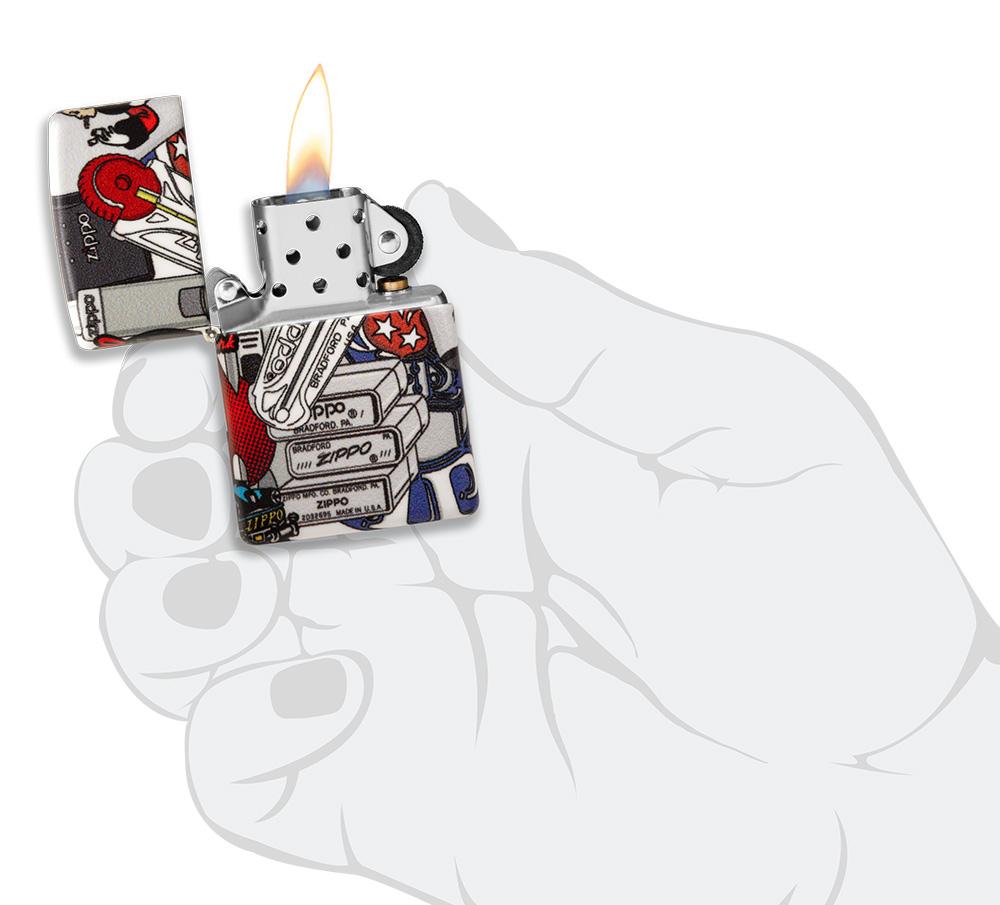 49352-087374, Zippo I Spy Windproof Lighter Design Web Exclusive