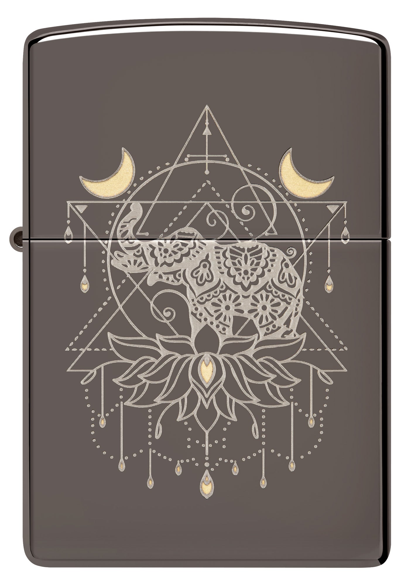 Elephant Lotus Flower Design