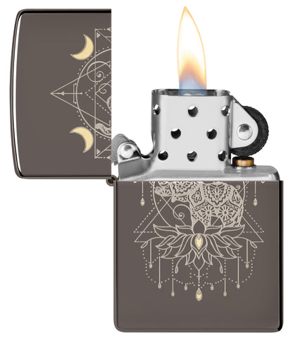 Elephant Lotus Flower Design