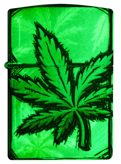 Glowing Cannabis Design