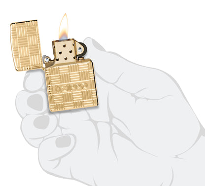 Zippo Basketweave Design