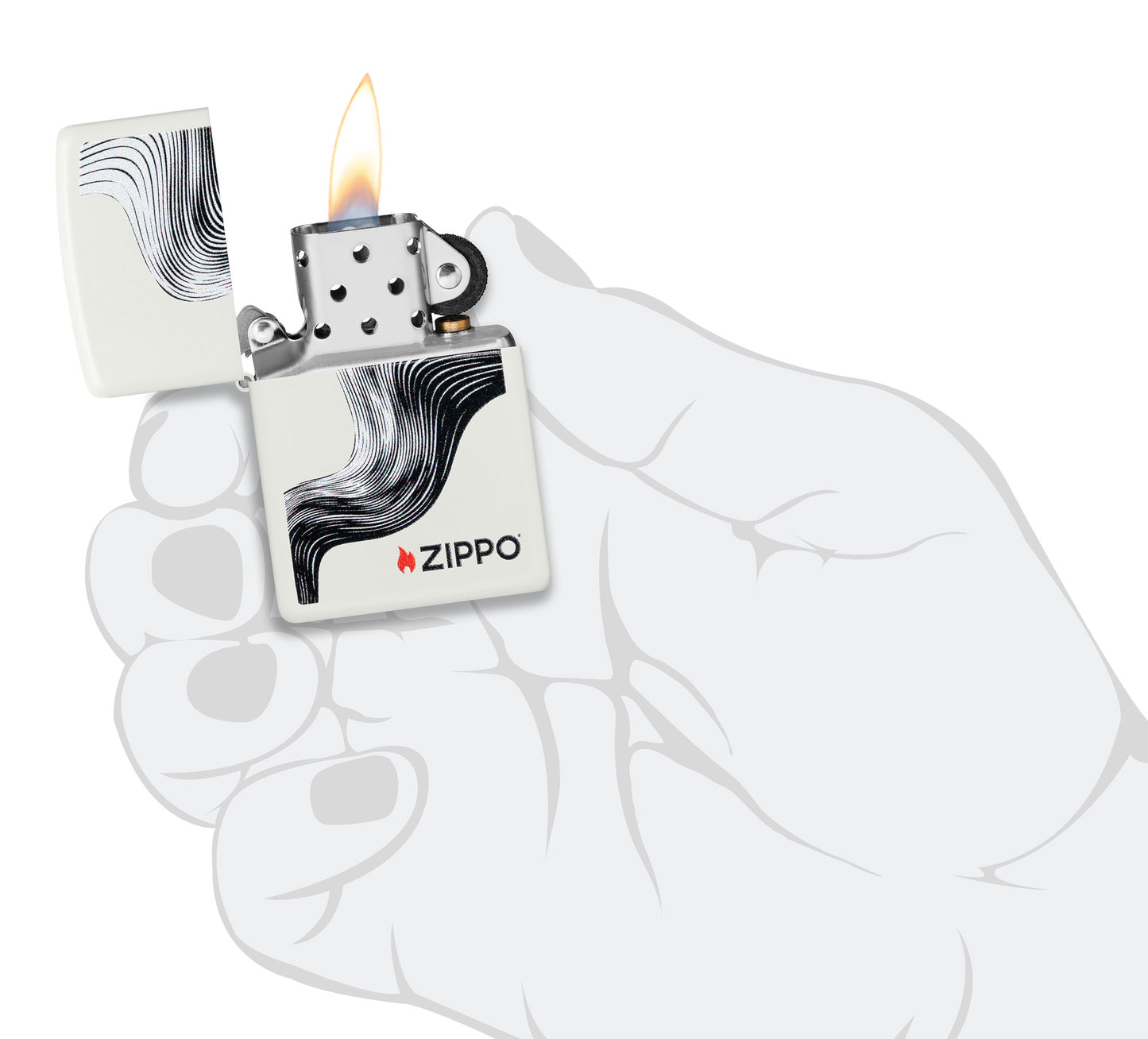 Zippo Swirl Design
