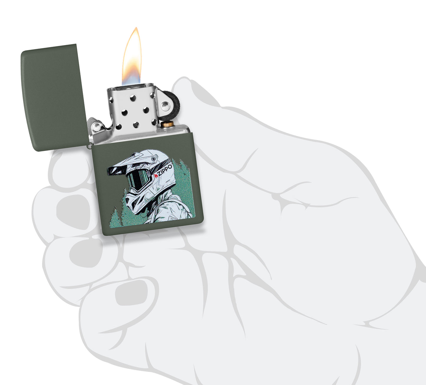 Zippo Helmet Design