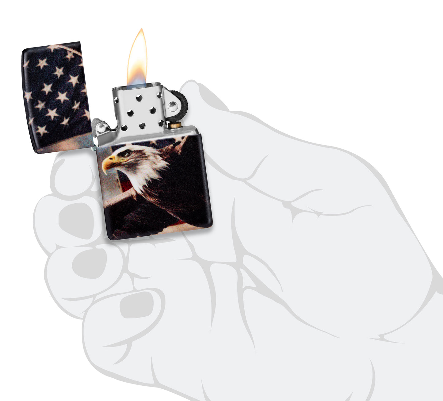 Eagle USA Flag Design