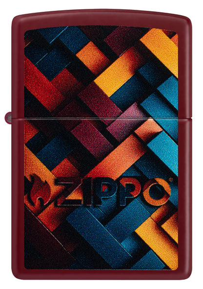 Geometric Zippo Design