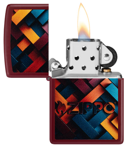Geometric Zippo Design