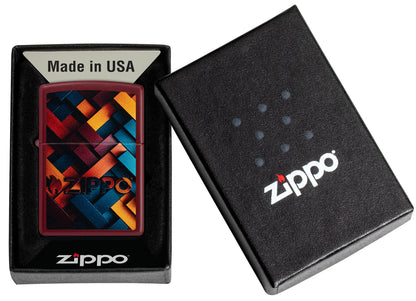 Geometric Zippo Design