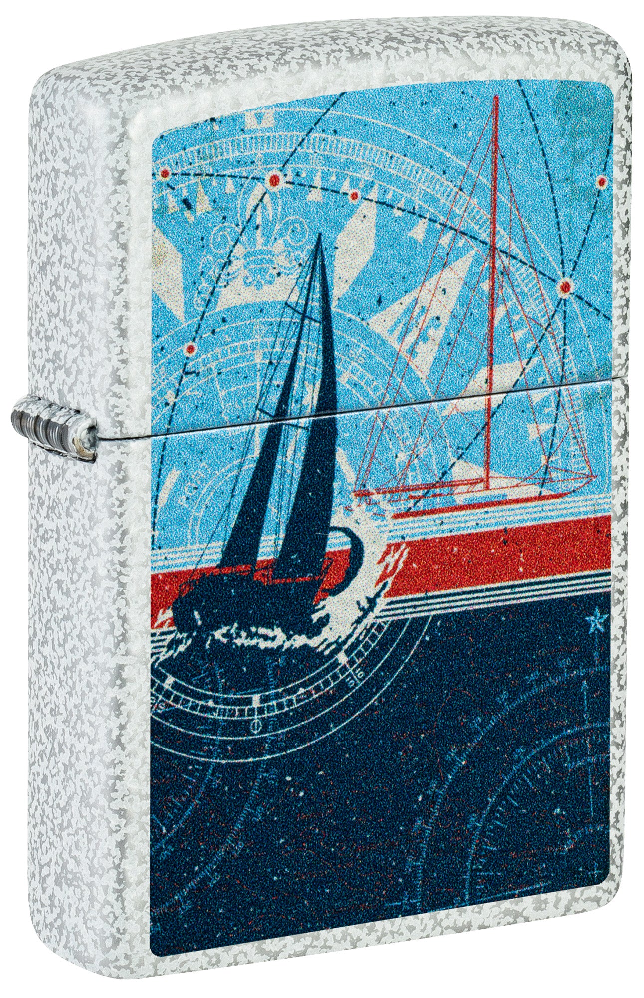 Zippo lighter with nautical design P1