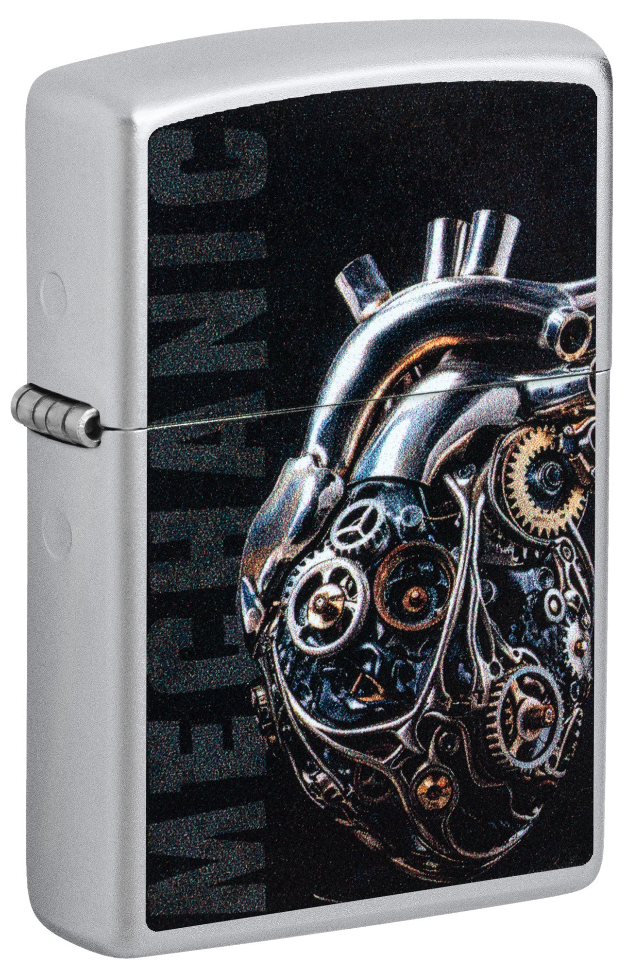 Zippo lighters with mechanical heart design P