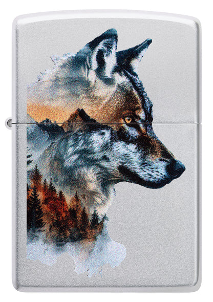 Watercolor Wolf Design
