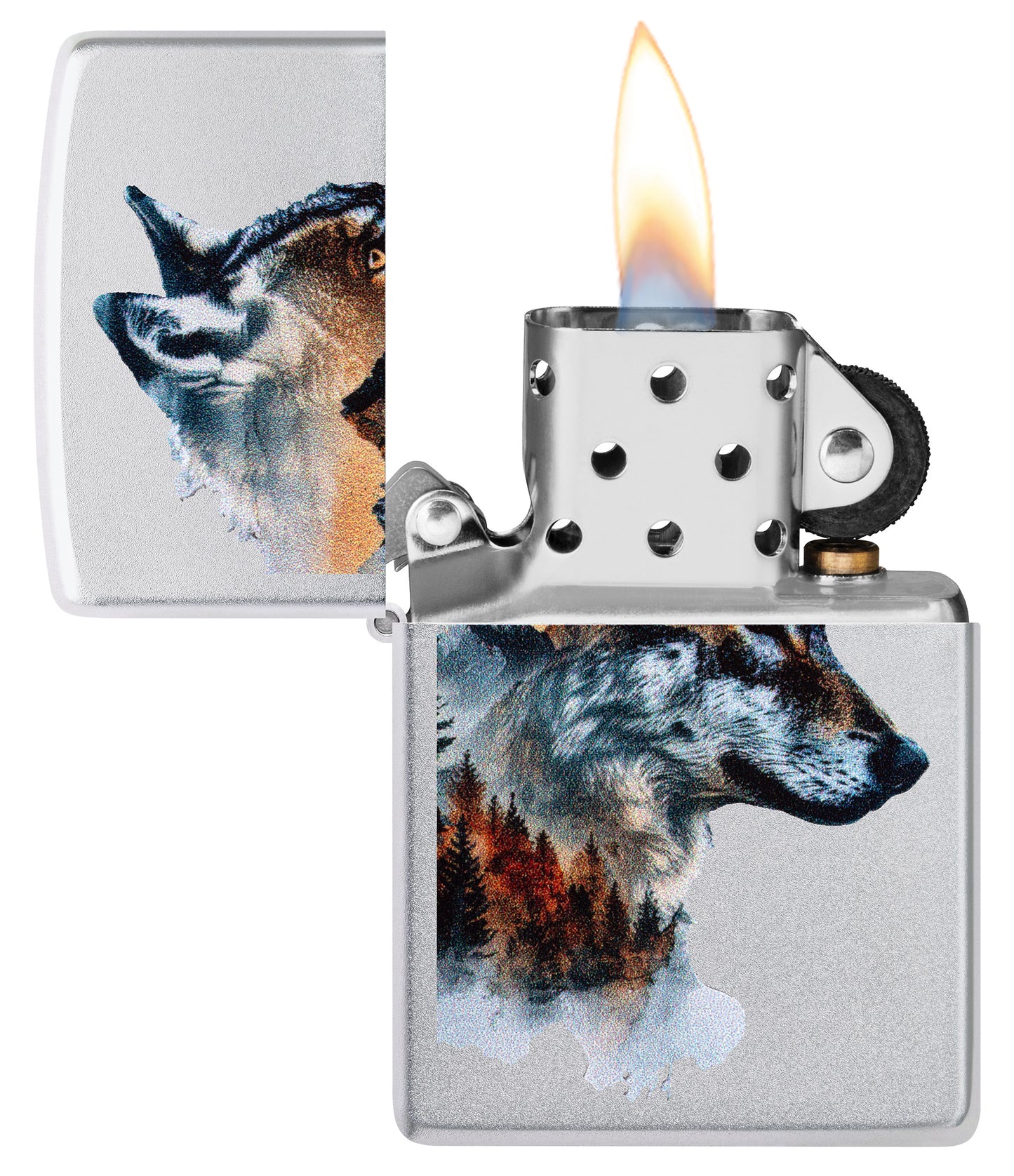 Watercolor Wolf Design