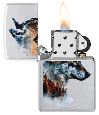 Watercolor Wolf Design