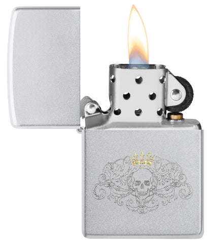 Filigree Skull King Design