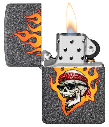 Rietveld Flaming Skull Design