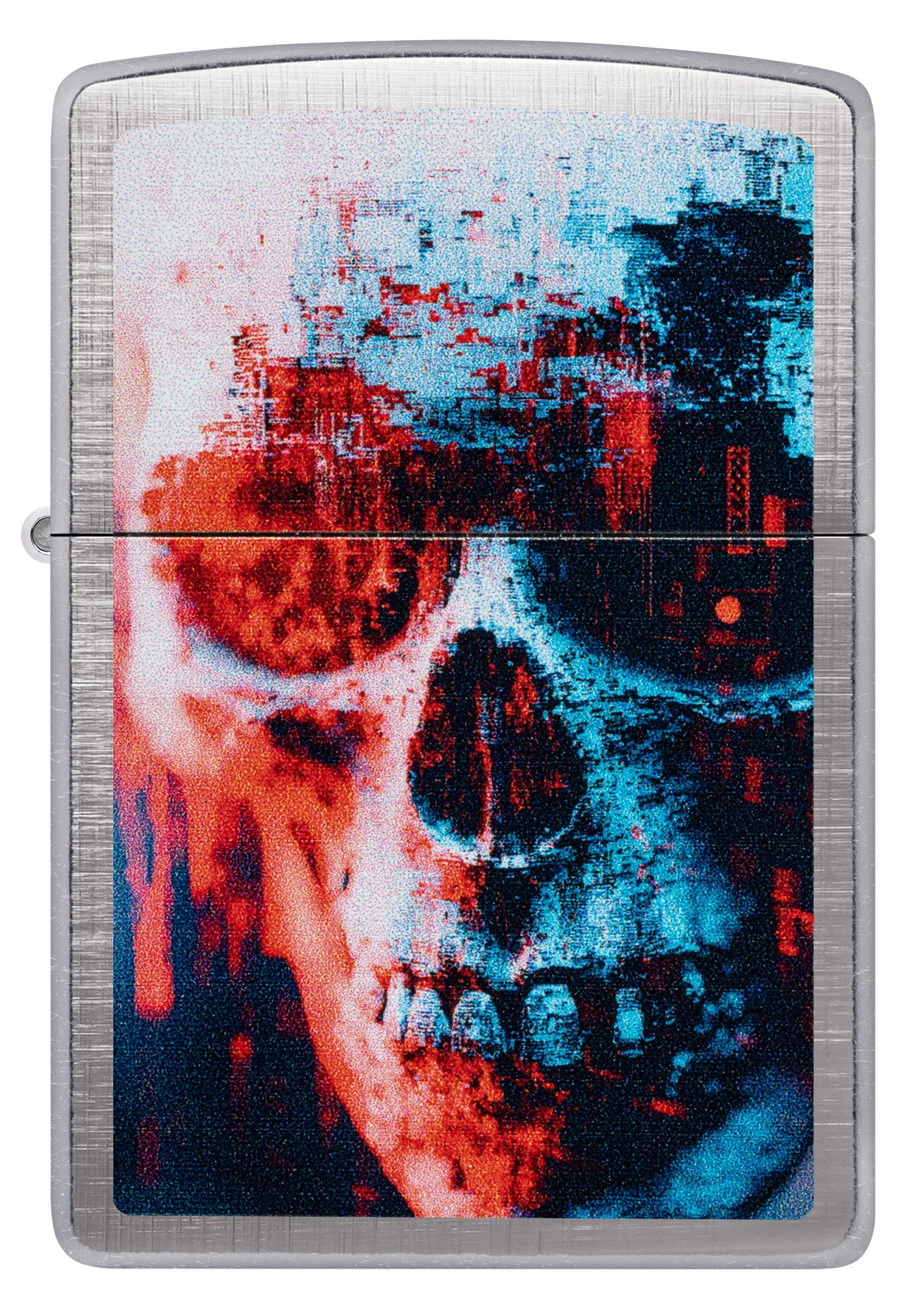 Skull Glitch Design