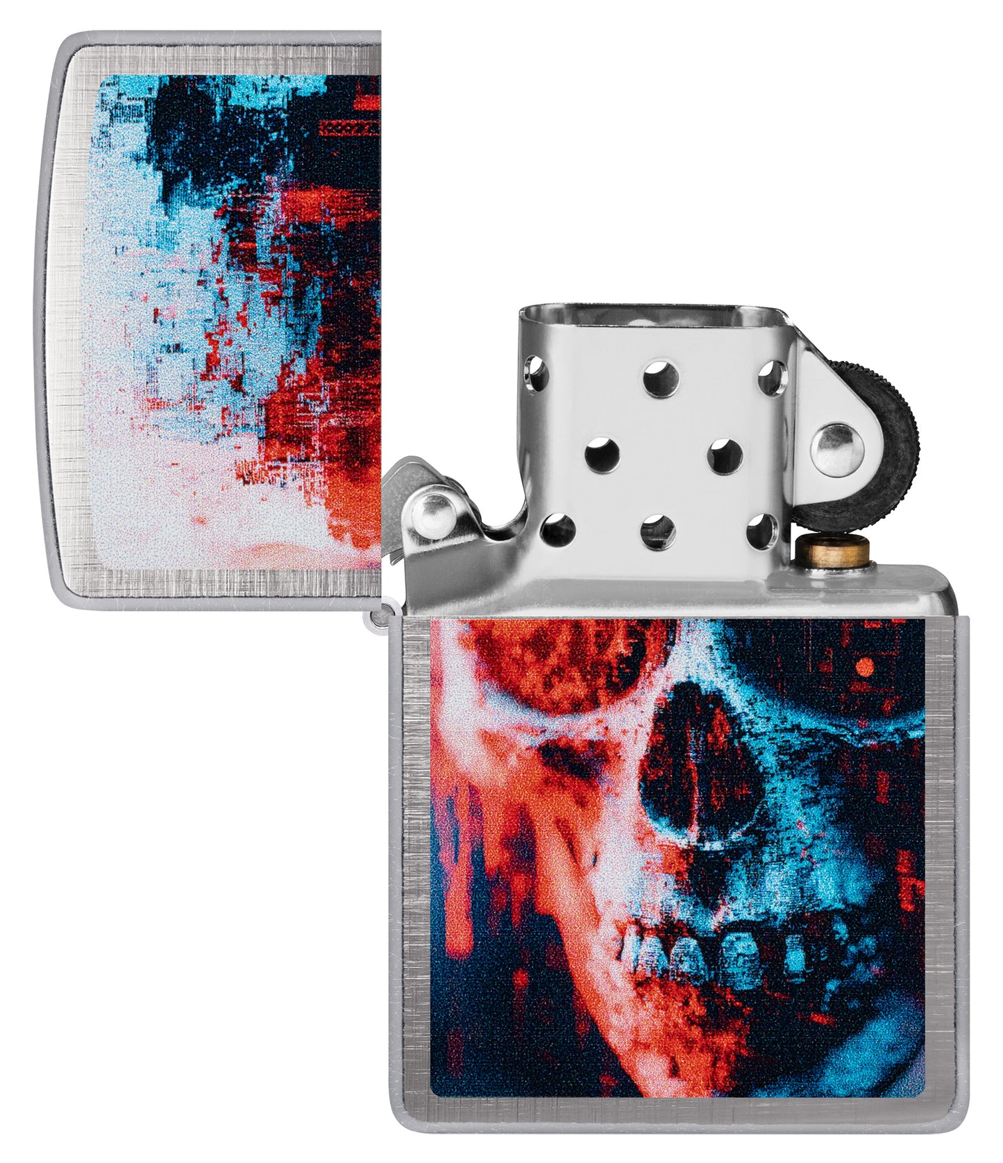 Skull Glitch Design