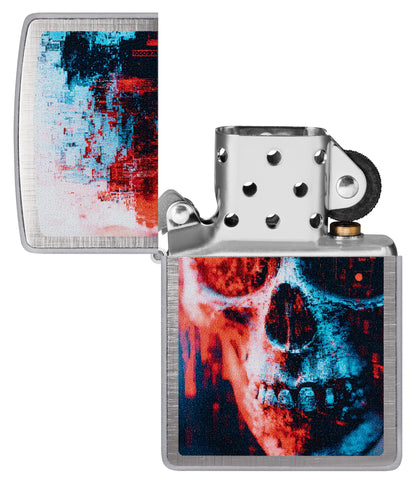 Skull Glitch Design