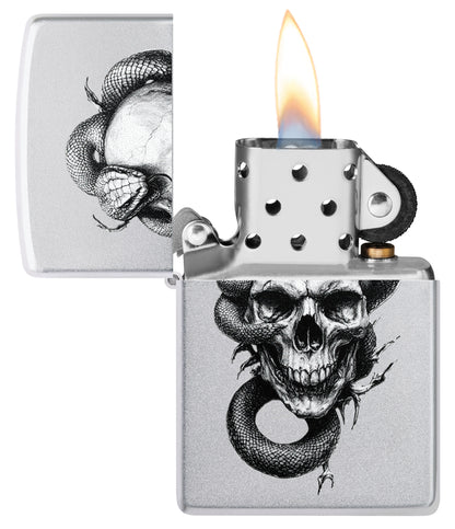 Skull and Snake Design