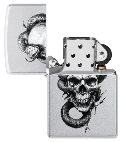 Skull and Snake Design