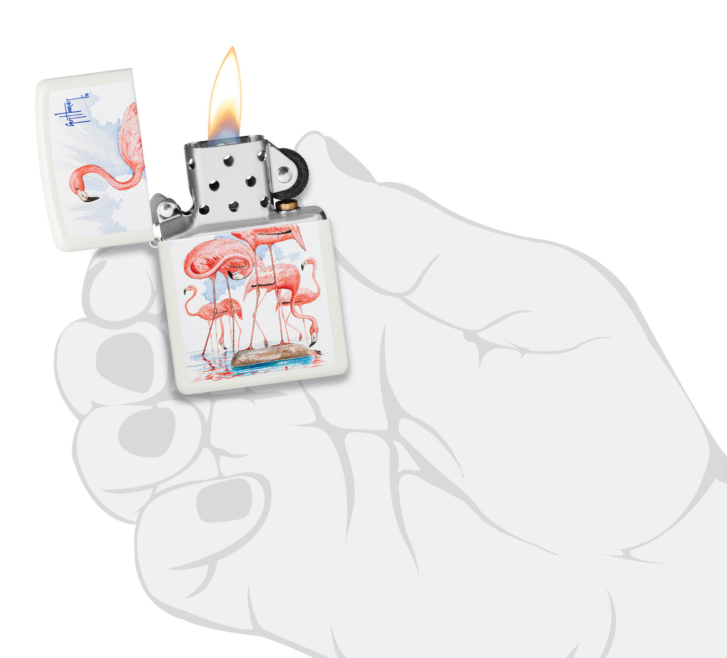 Guy Harvey Flamingos Design