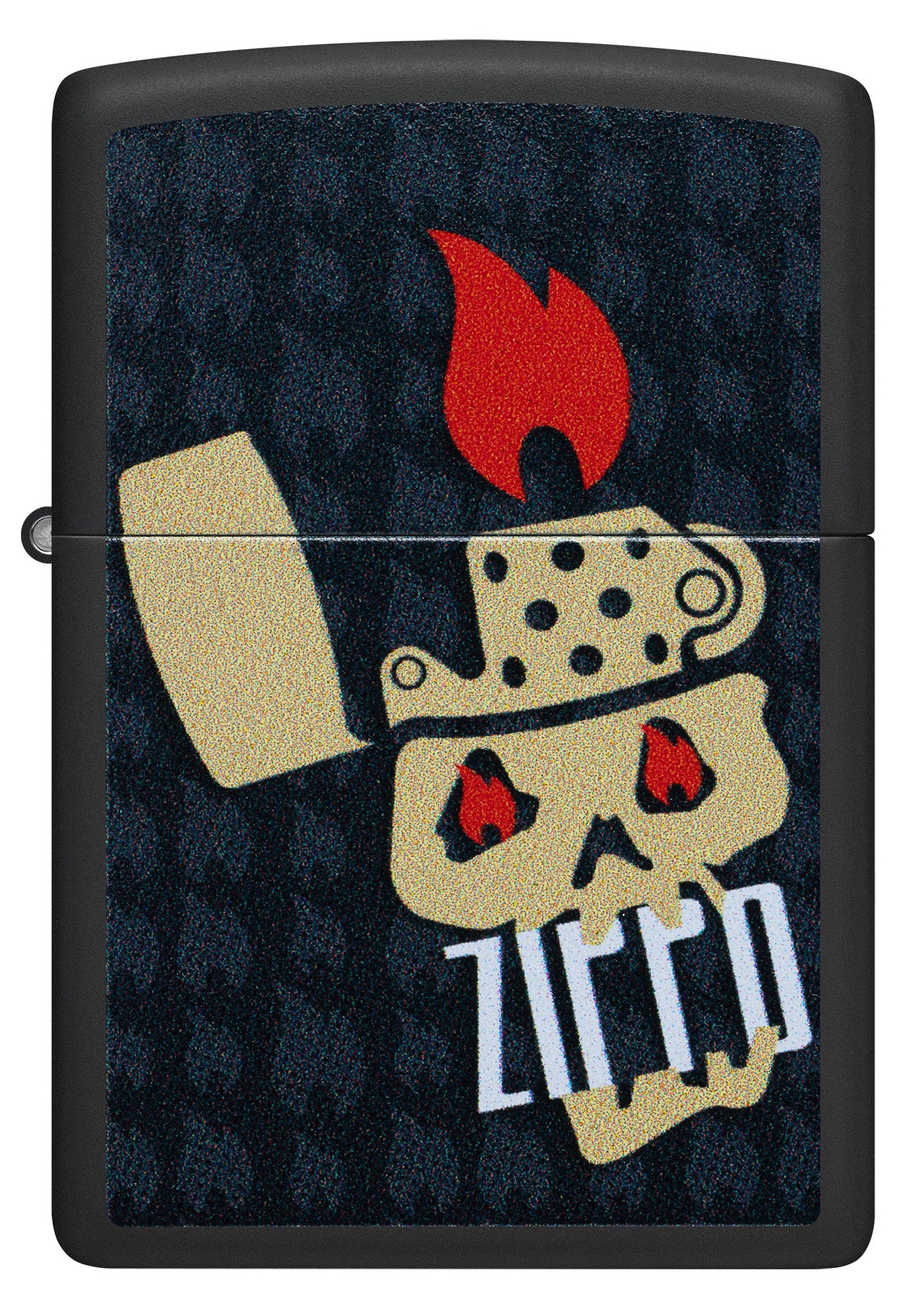 Skull and Flames Design