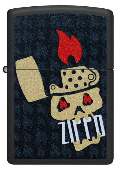 Skull and Flames Design