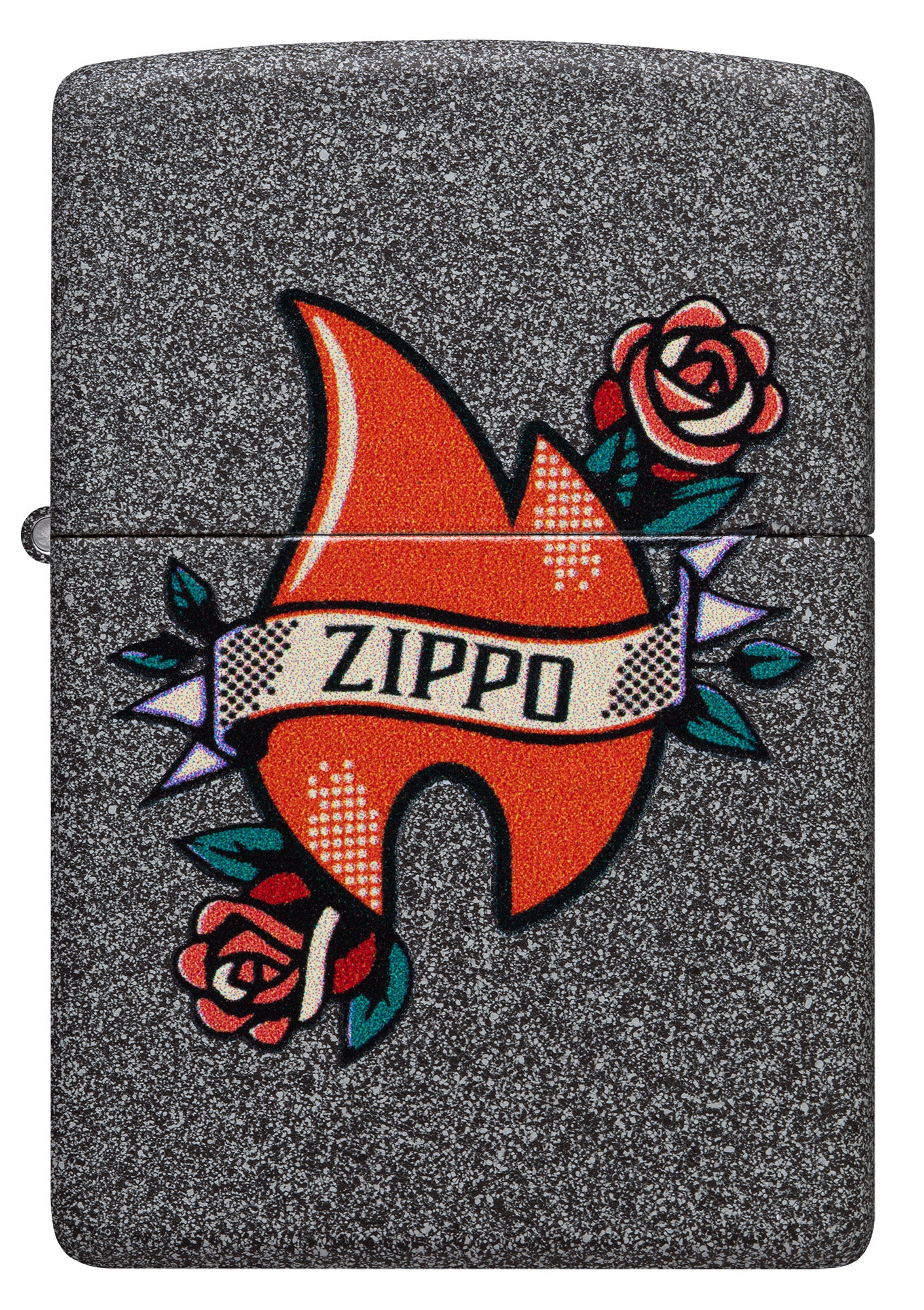 Zippo Flame Tattoo Design