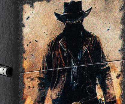 Cowboy Silhouette Design