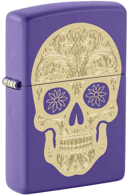 Golden Sugar Skull Design