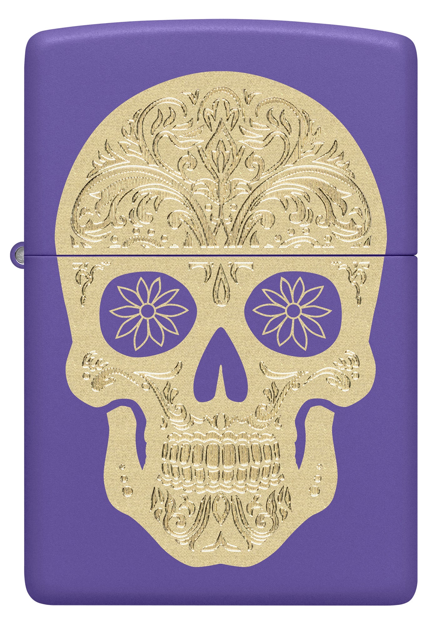 Golden Sugar Skull Design